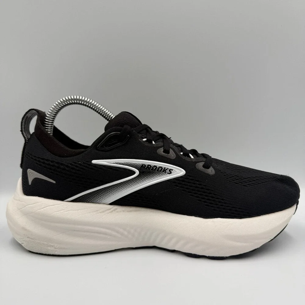 Brooks Glycerin 22 Black White Running Athletic Shoes Sneakers Womens 7.5 D Wide